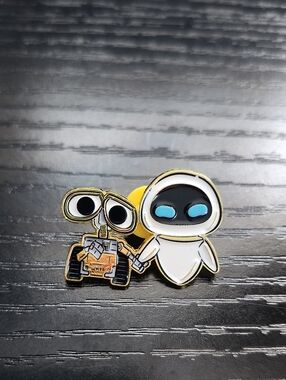 Disney's Wall-E and Eve Inspired Enamel Pin